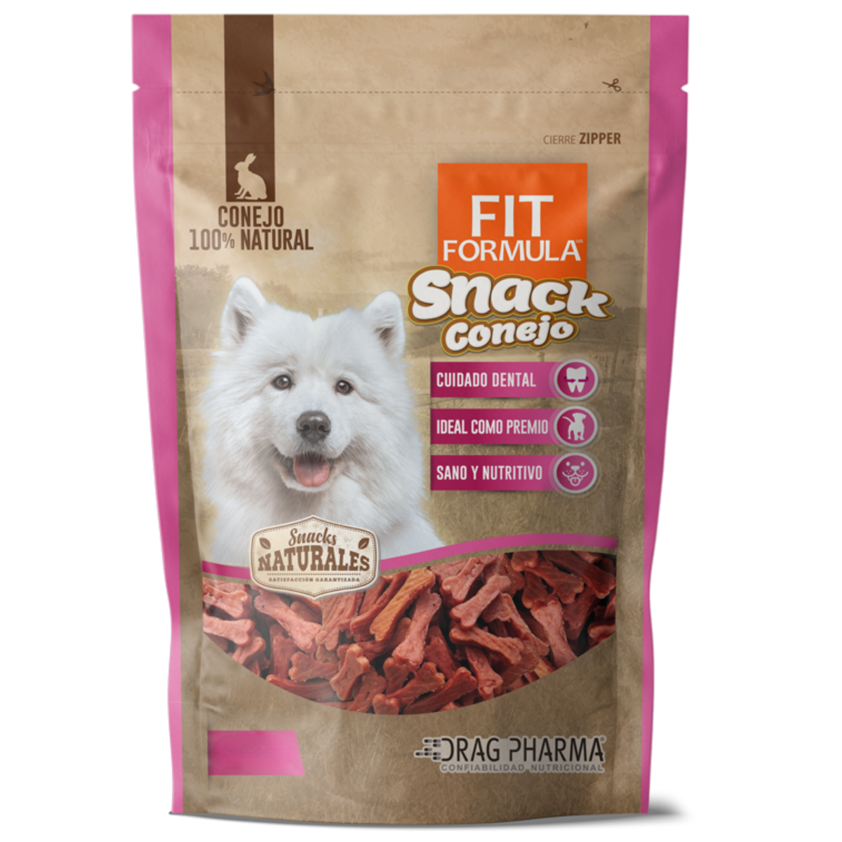 FIT FORMULA SNACK CONEJO 100 G - 400 G