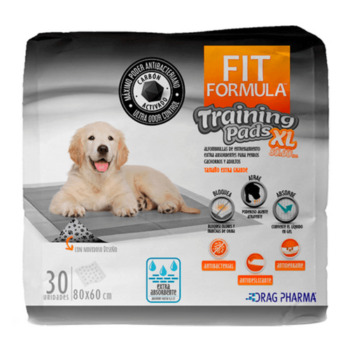 FIT TRAINING PADS CARBON 30 UNIDADES 80*60