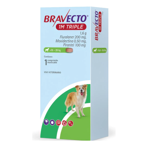 BRAVECTO 1M TRIPLE 10-20KG