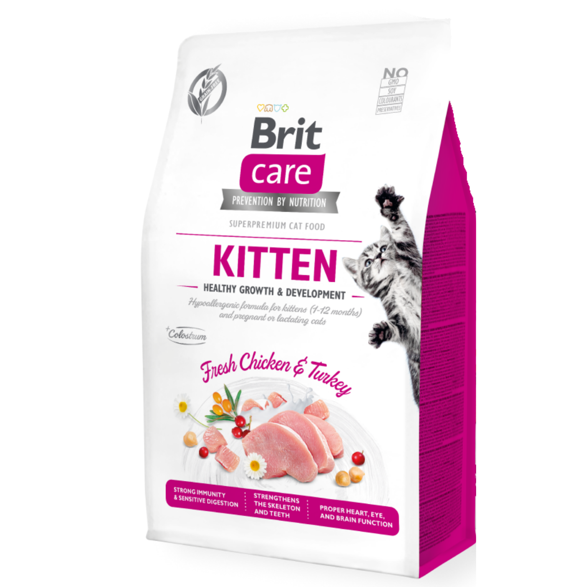 BRIT CARE CAT GRAIN-FREE KITTEN 2 KG y 7 KG