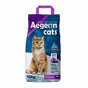 AEGEAN CATS LAVANDA 10 KG