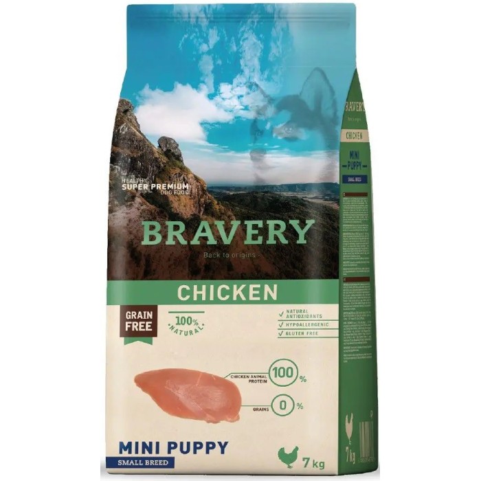 BRAVERY CHICKEN MINI PUPPY SMALL BREEDS 2 Y 7 KG