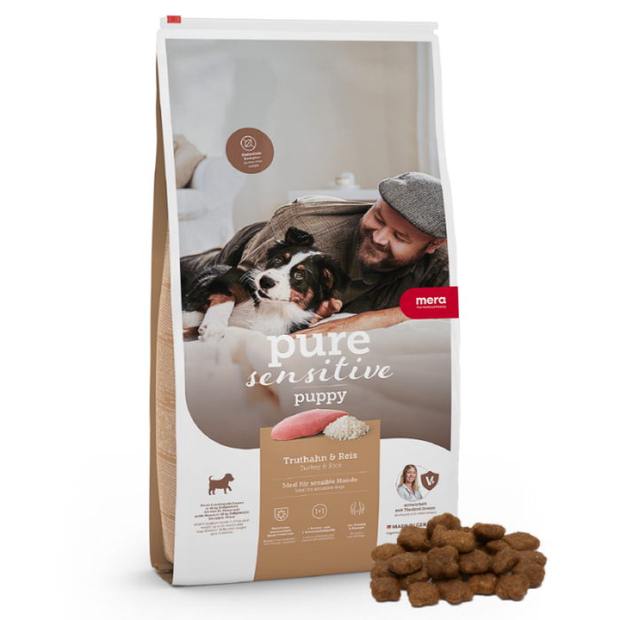 MERA PURE SENSITIVE CACHORRO PAVO Y ARROZ 4 Y 12,5 KG