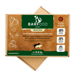 BARFOOD CRUDO PAVO PERRO...