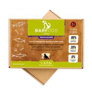 BARFOOD CRUDO SALMON GATO...