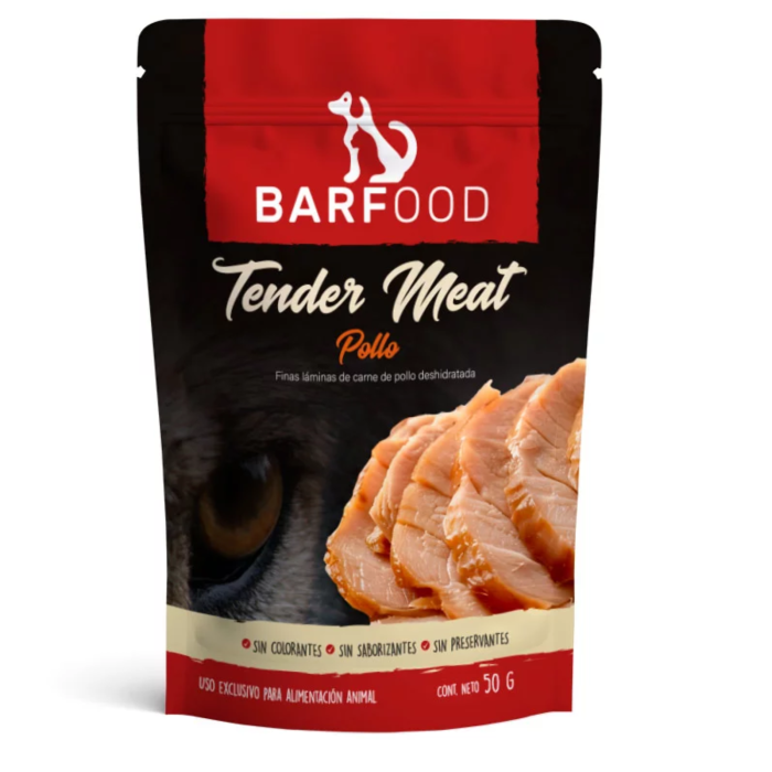 BARFOOD TENDER MEAT POLLO 50G