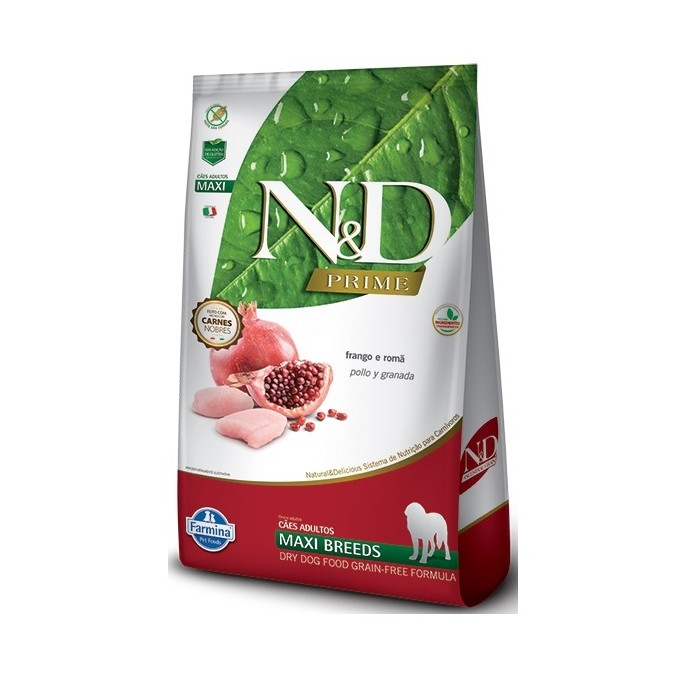 N&D POLLO Y GRANADA ADULT MAXI 10kg