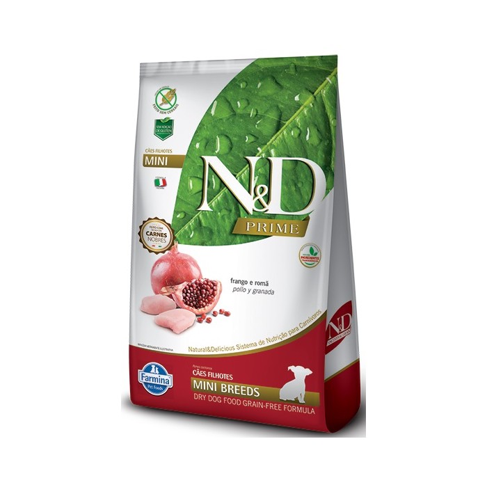 N&D POLLO Y GRANADA PUPPY MINI 10KG