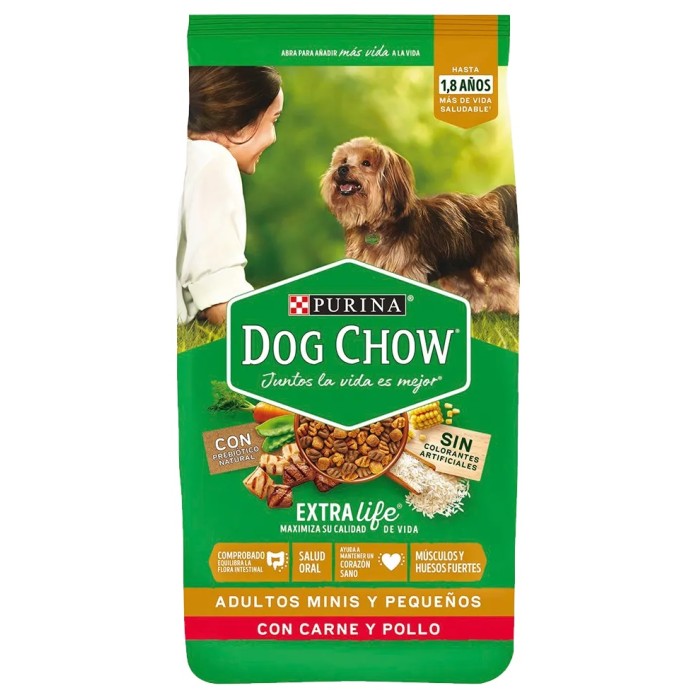 DOG CHOW  ADULTOS MINIS Y PEQUEÑOS 24kg