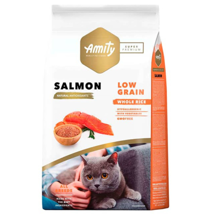 AMITY SP LOW GRAIN SALMON ADULT CAT 2 Y 7 KG