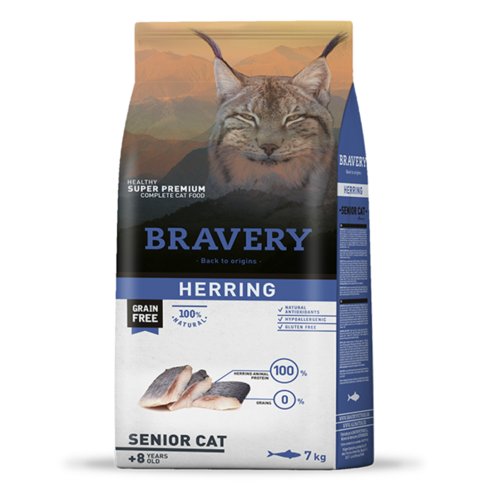 BRAVERY HERRING SENIOR CAT 2 Y 7 KG