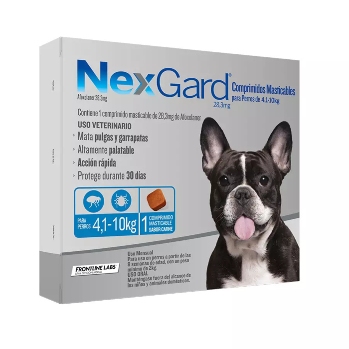 NEXGARD 4.1-10KG 1 COMPRIMIDO