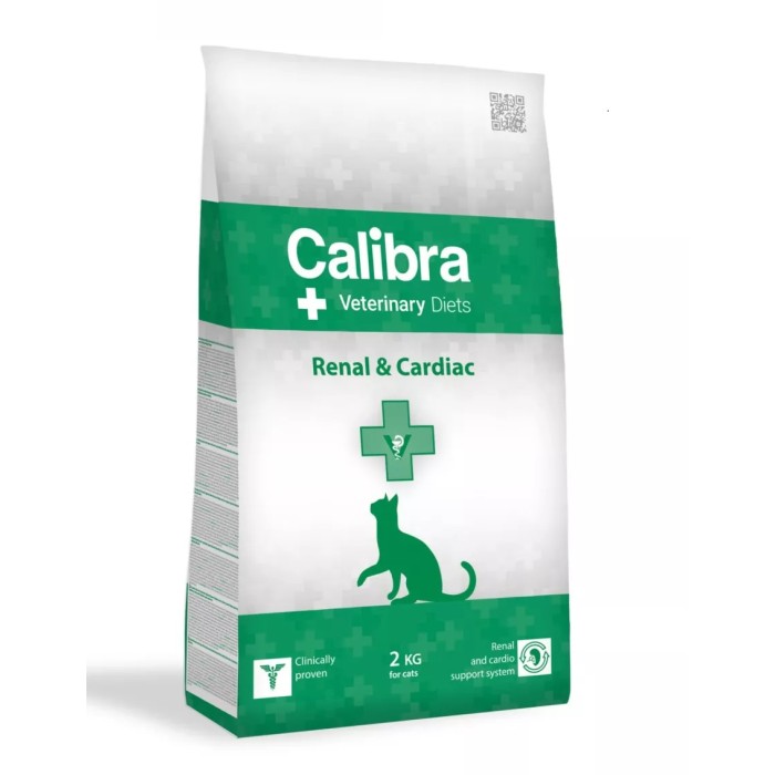 Calibra VD Cat Renal & Cardiac 2 kg NEW