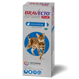 BRAVECTO PLUS PIPETA GATO 3...
