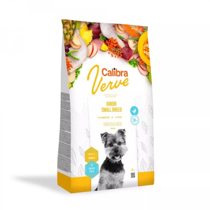 CALIBRA DOG VERVE GF JUNIOR SMALL CHICKEN & DUCK 6KG