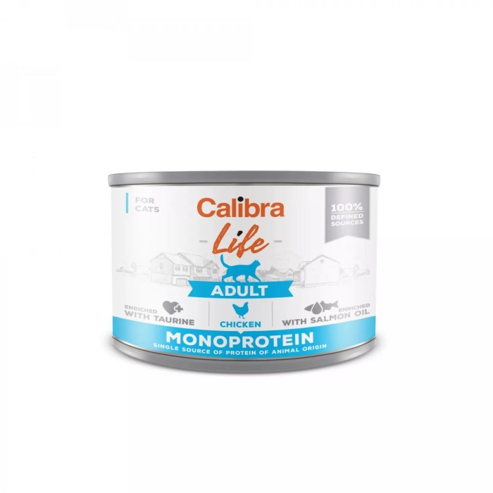 CALIBRA CAT LIFE ADULT CHICKEN 200G