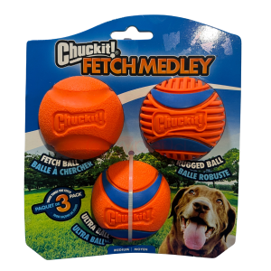 CHUCKIT FETCH MEDLEY 3 PELOTAS