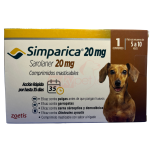 SIMPARICA 5-10 KG 1 COMPRIMIDO