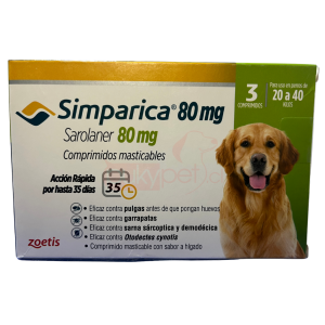 SIMPARICA 20-40 KG 3...