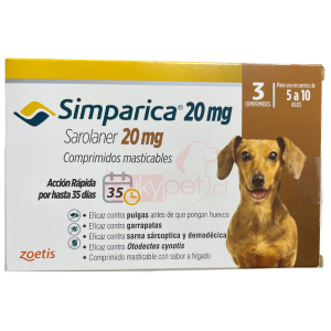 SIMPARICA 5-10 KG 3...