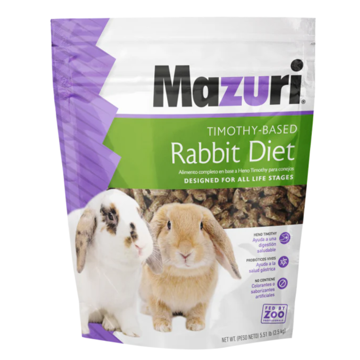MAZURI TIMOTHY RABBIT DIET 1KG