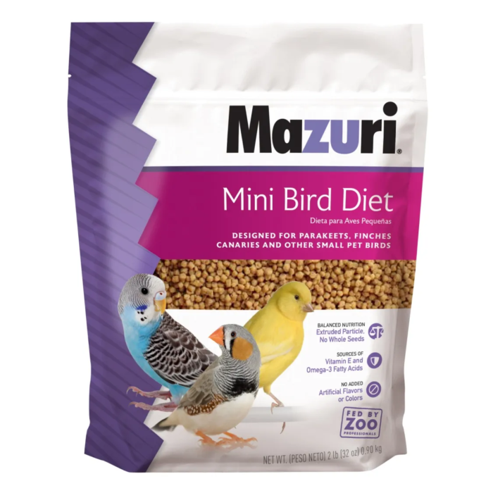 MAZURI SMALL MINI BIRD DIET 0.90 KG