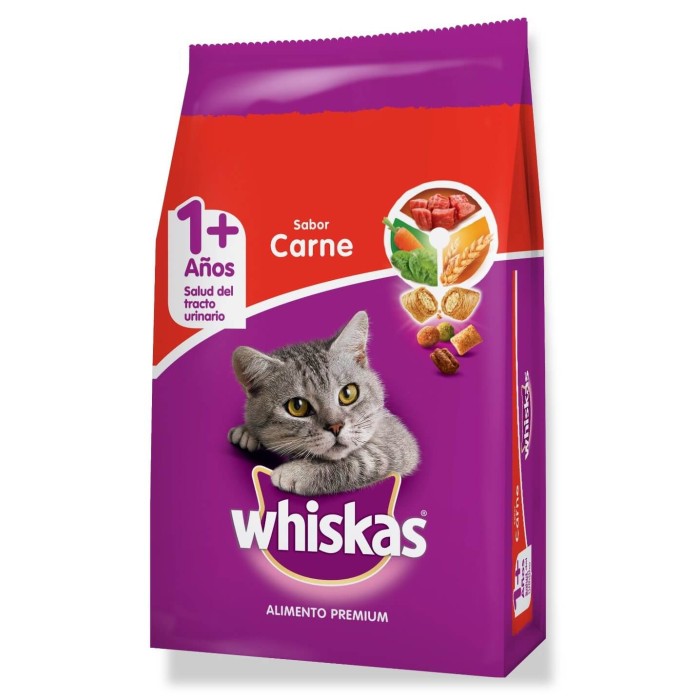 WHISKAS ADULTO 1+ SABOR CARNE