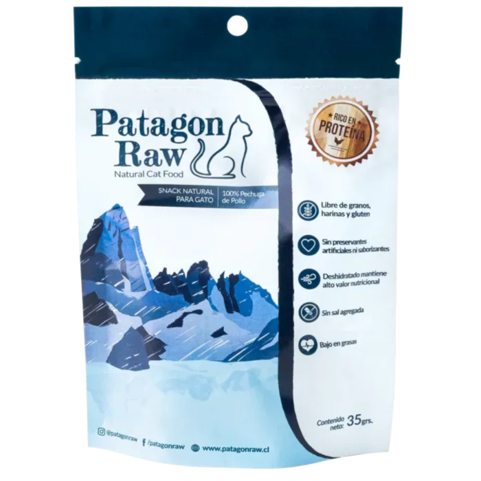 PATAGON RAW POLLO GATO 35G