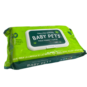TOALLA HUMEDA BABY PETS 50 UN
