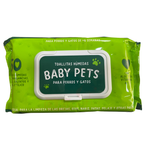 TOALLA HUMEDA BABY PETS 50 UN