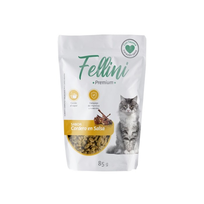 FELLINI SACHET CORDERO EN SALSA  85GRS