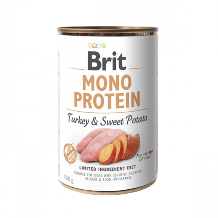 BRIT MONO PROTEIN TURKEY Y SWEET POTATO 400G