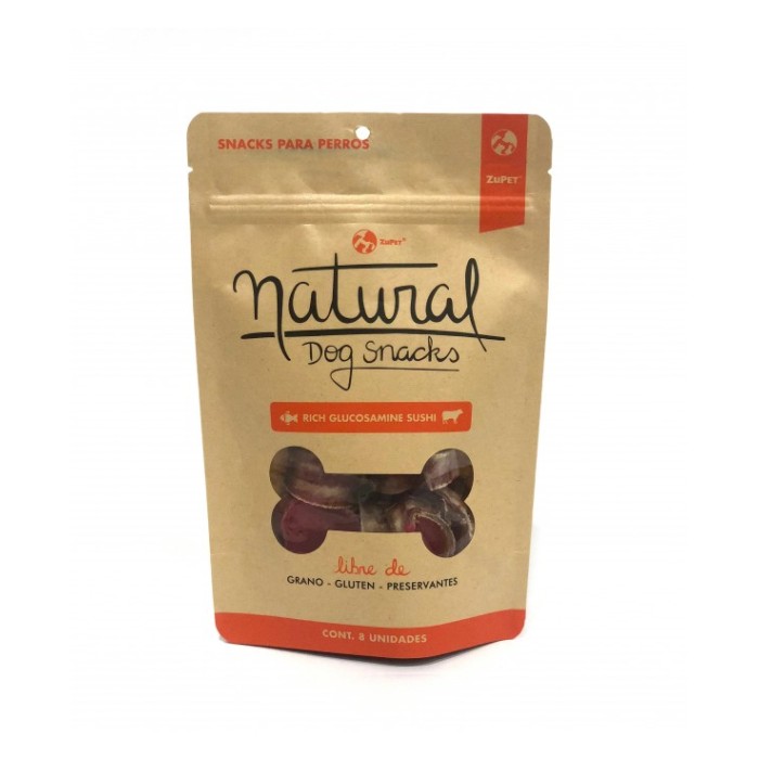 NATURAL SNACKS DOG RICH GLUCOSAMINE SUSHI 80GRS