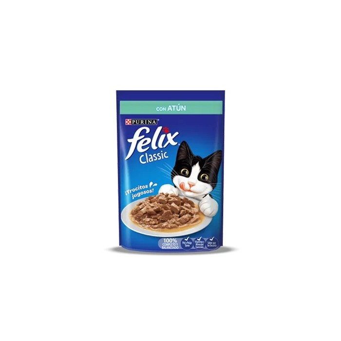 FELIX ALIMENTO HÚMEDO PARA GATOS CON ATÚN 85GRS