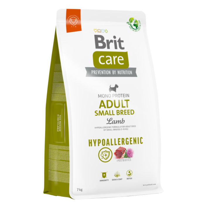 BRIT CARE DOG HYPOALLERGENIC ADULTO SMALL BREED 1KG - 3KG - 7KG