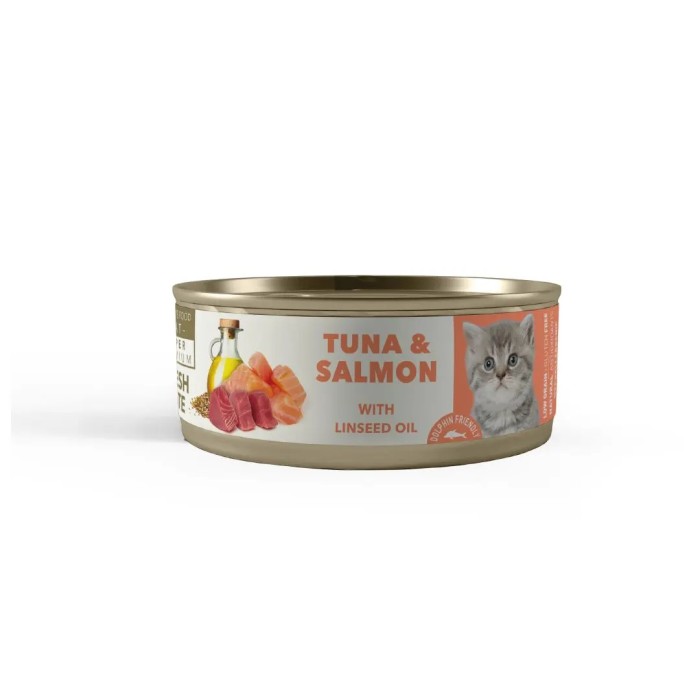 AMITY HÚMEDO LATA ATÚN Y SALMÓN KITTEN 80GRS